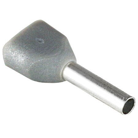 Zoro Select 797V14 Ferrule,Copper,0.59 In L,Pk100