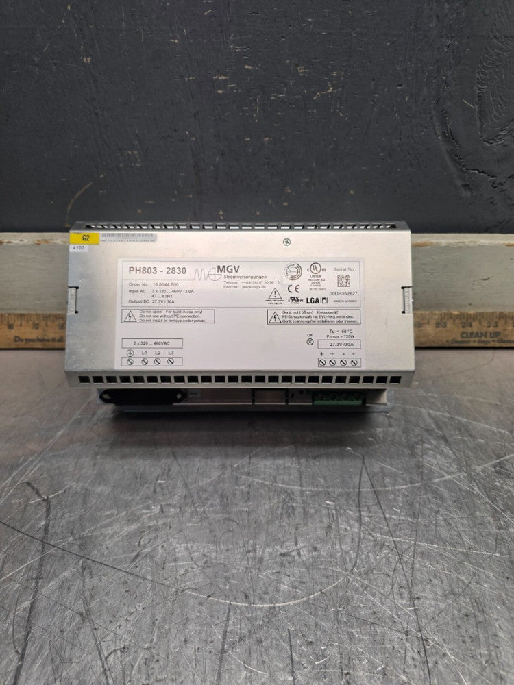 MGV PH803-2830 27.3VDC POWER SUPPLY, NICE TAKEOUT! MAKE OFFER!