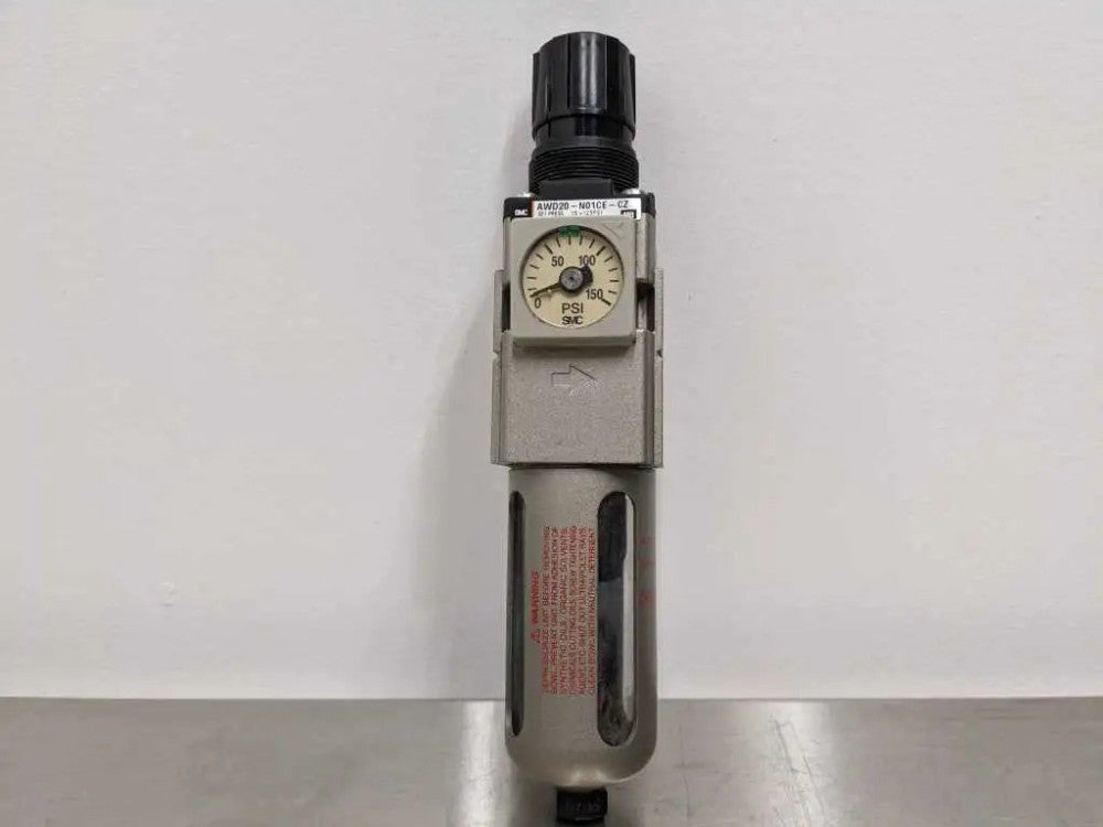 SMC AWD20-N01CE-CZ Modular Filter Regulator 10-125, PSI 3/8"