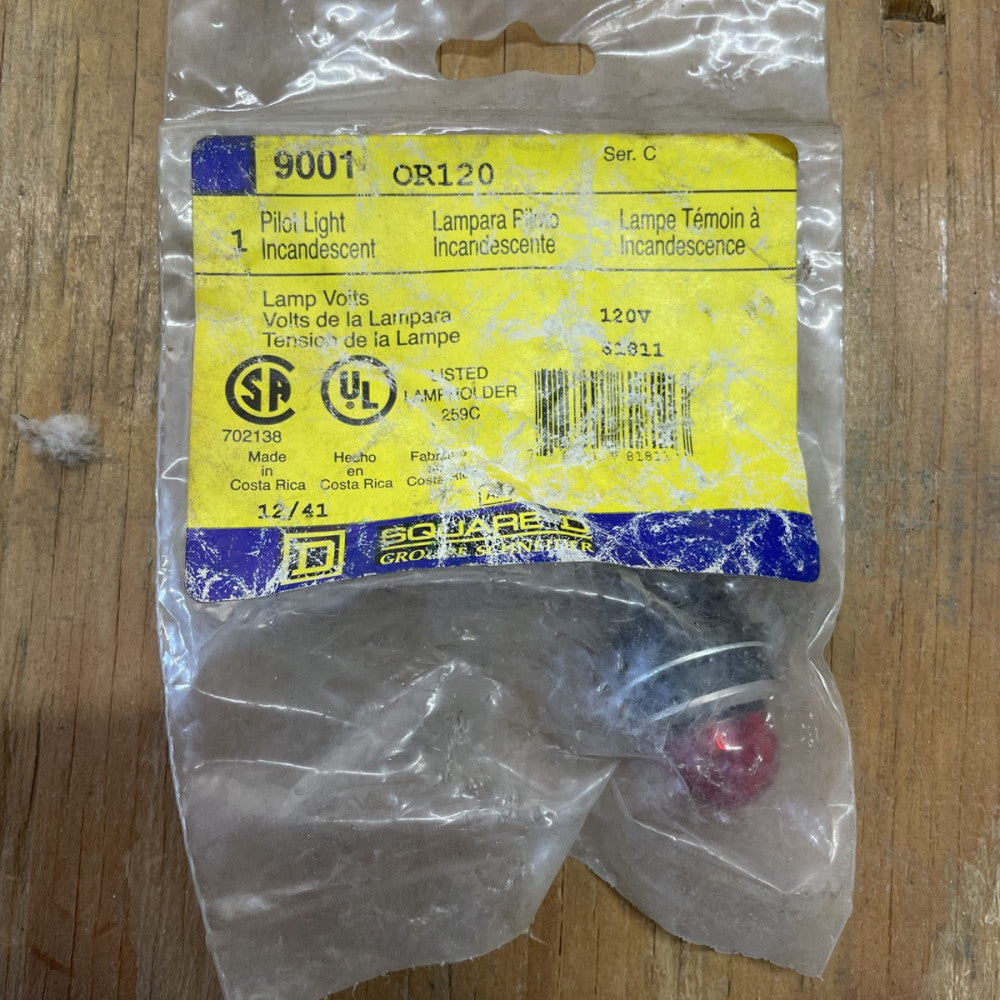 1) New Old Stock! Square D 9001OR120