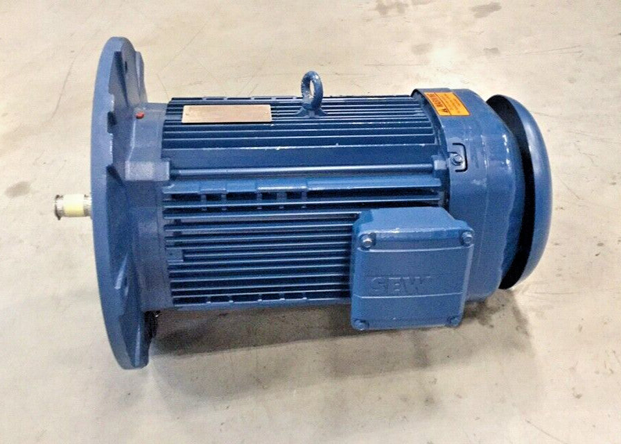 SEW Eurodrive DRN132S6/FG/AL/C/DH Used Electric Motor 3ph 3hp 230/460V 1179rpm
