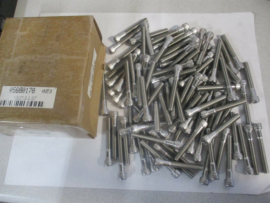 (199546) 1/4-20 UNC 18-8 Stainless Steel Hex Socket Cap Screw - Pack of 100