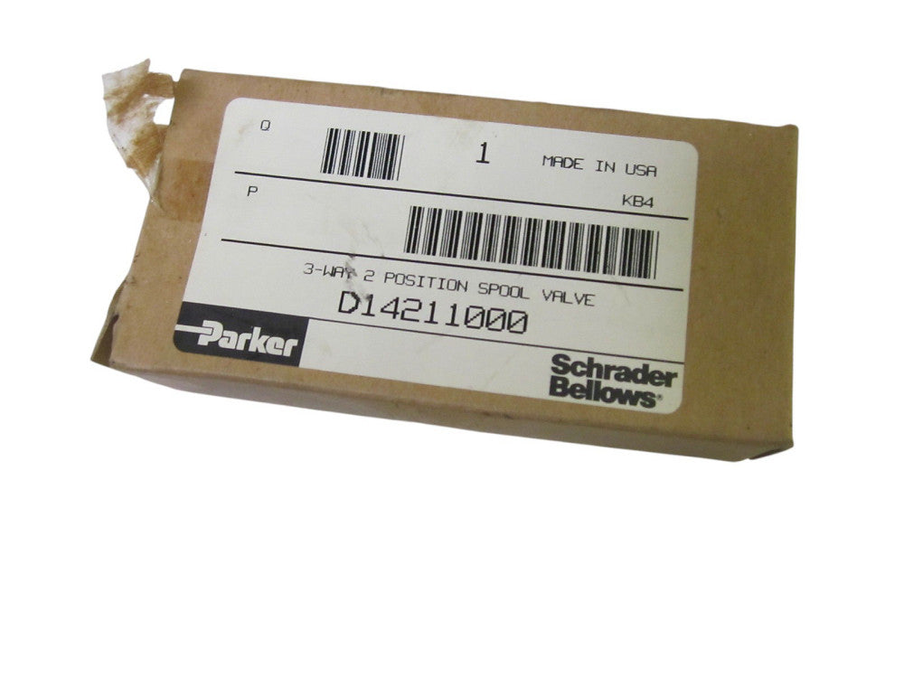 PARKER D14211000 SPOOL VALVE 3-WAY 2-POSITION NSMP