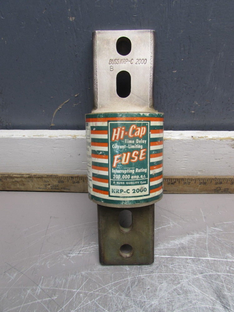 BUSSMANN HI-CAP , KRP-C2000 ,FUSE ,600V /2000A, CLASS-L, N/NIB! MAKE OFFER!