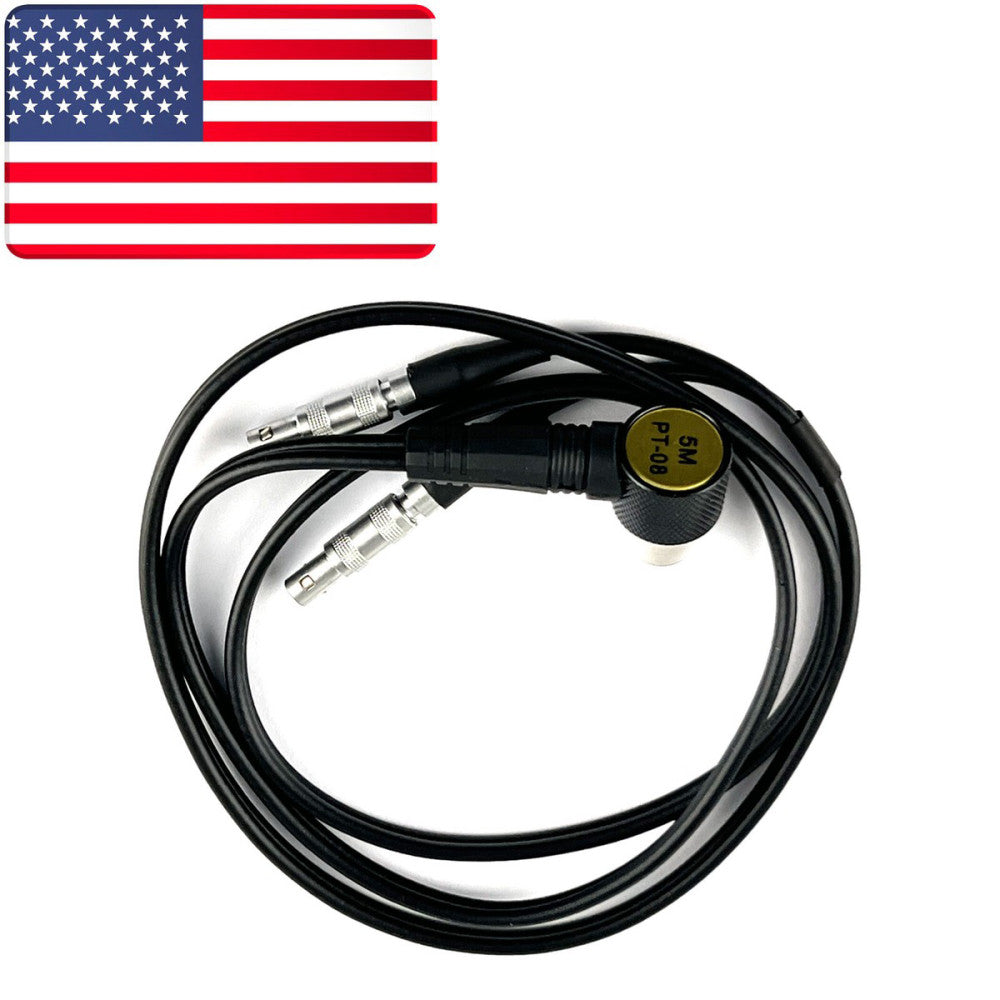 5MHz 8mm Probe Transducer Sensor for Ultrasonic Thickness Gauge Meter - US Stock