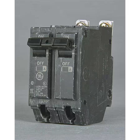 Ge Thqb2160 Miniature Circuit Breaker, Thqb Series, 60A, 2 Pole, 120/240V Ac,