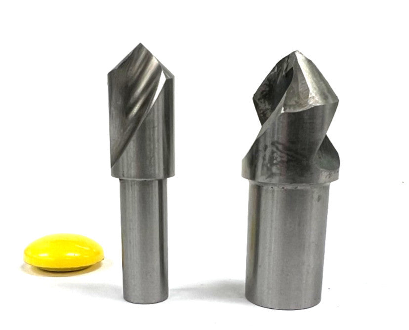 ASSORTMENT OF COUNTERSINK DRILL BITS  CUT DIA 3/4" & 1/2" LOT OF 2