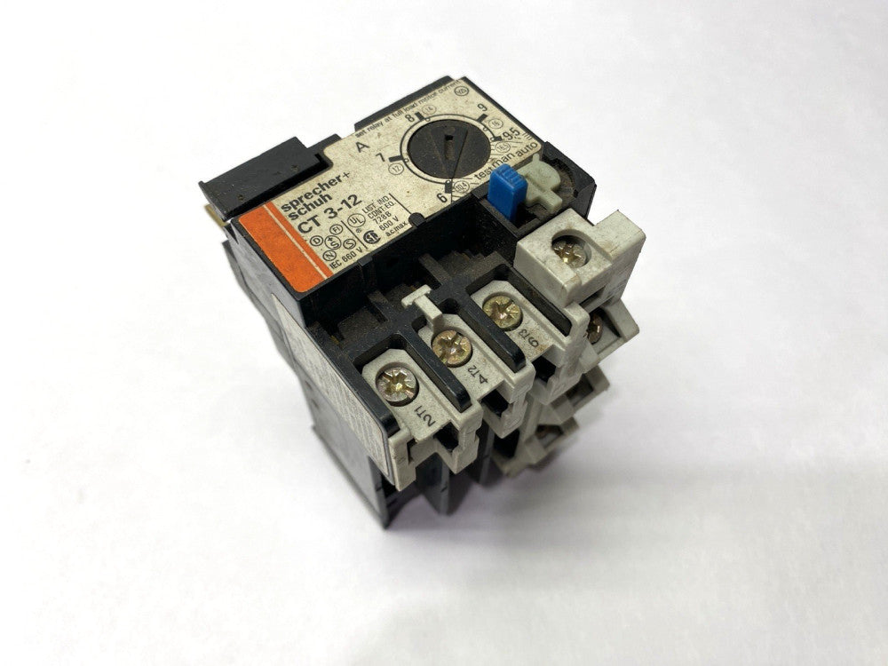 Sprecher+Schuh CT3-12-9.5 Thermal Overload Relay 6-9.5A
