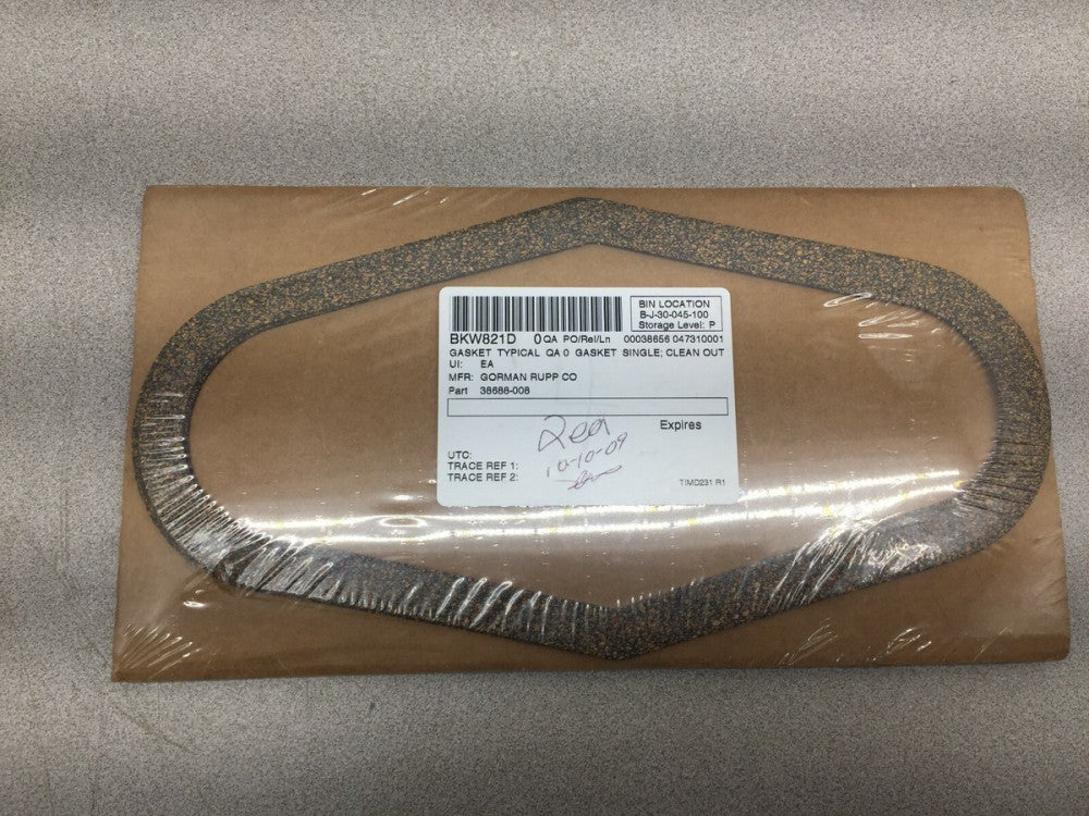 NEW IN PACK OF 2 GORMAN RUPP CLEAN OUT GASKET 38688-008