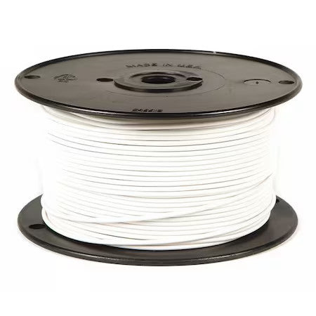 Grote 87-9007 Primary Wire, Gpt, 18 Awg, 1C C, White, Pvc, Stranded, 60V, 100