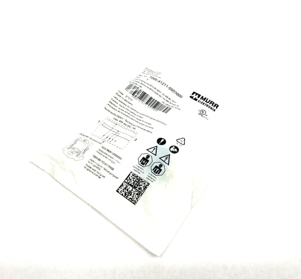 Murrelektronik 7000-41211-0000000 SlimLine T-Coupler M12 Male / 2x M8 3-Pol