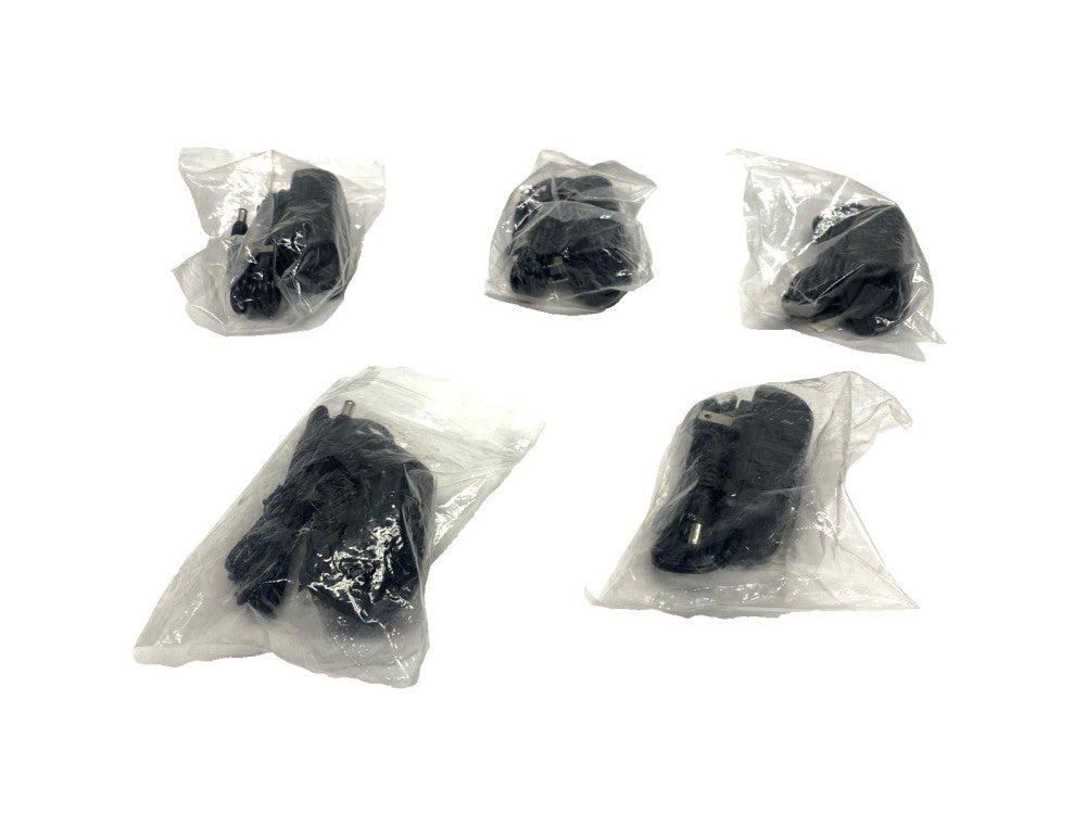 TMEZON MZ-12V2A-2.4M Power Adapter 100-240VAC 1A 12VDC 2A 8FT Cord LOT OF 5