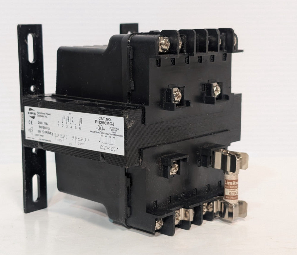 Hammond Power Solutions PH250MGJ industrial control transformer, 250VA, 50/60Hz