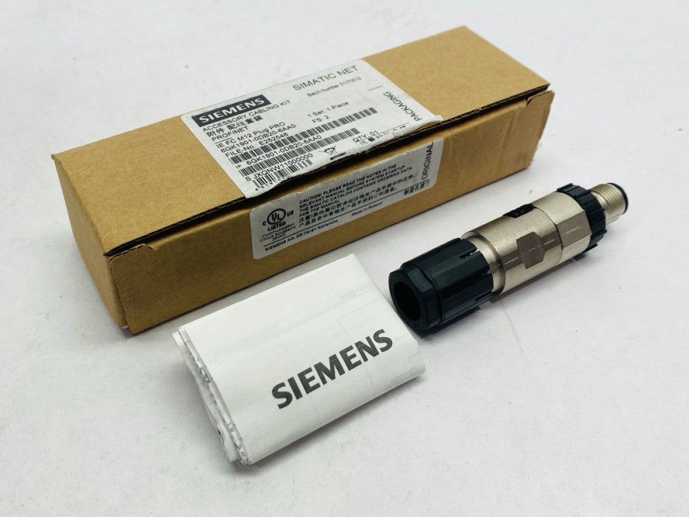 Siemens 6GK1901-0DB20-6AA0 Industrial Ethernet FastConnect M12 Plug Kit