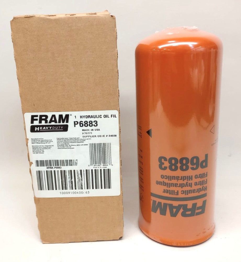 Fram P6883 Hydraulic Oil Filter BT8860 P163323 LFH4936 1482 H56059