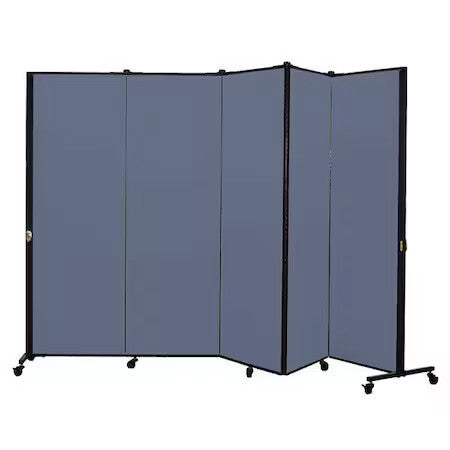 Screenflex Hkdl605-Db Portable Room Divider,9Ft 5In W,Lake