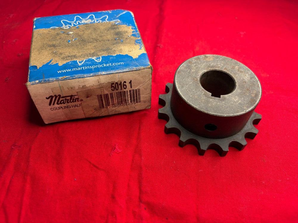 MARTIN SPROCKET 50161 16TEETH 50 CHAIN 1" BORE 1/4" KEYWAY