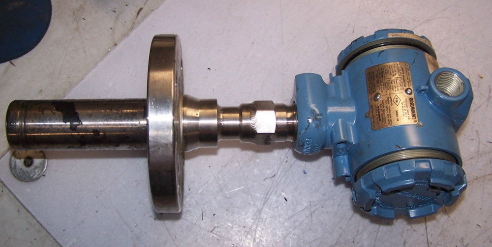 ROSEMOUNT PRESSURE TRANSMITTER 10.5-36 VDC 4-20mA 150 PSI 2008 G2S2BA1S1K5