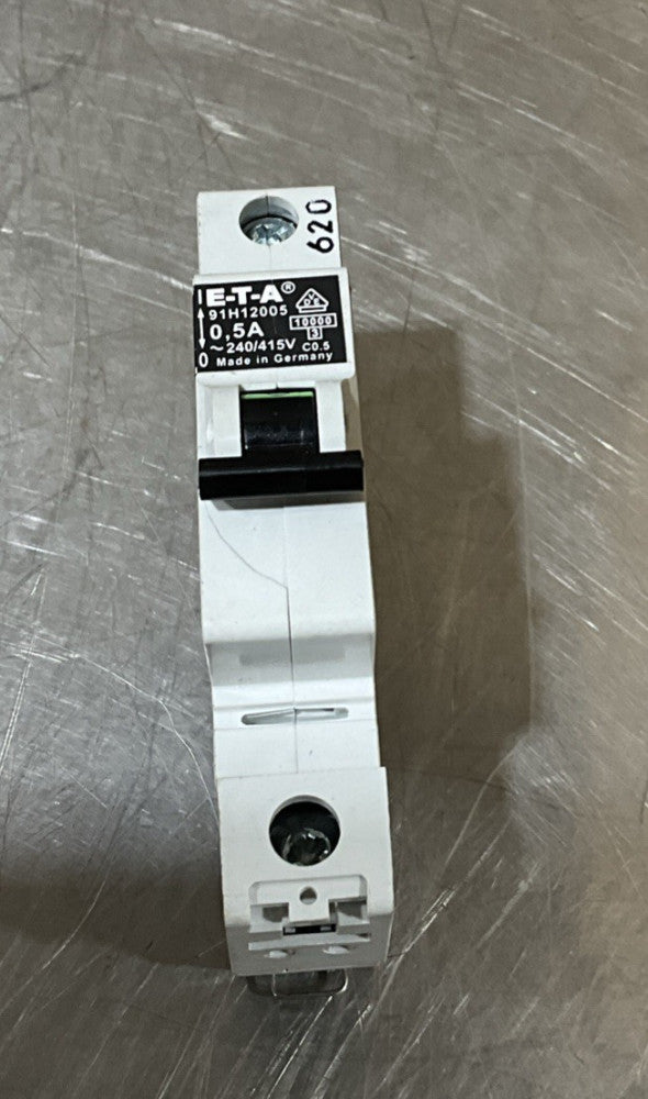 E-T-A 91H12005 0.5A 1-POLE CIRCUIT BREAKER