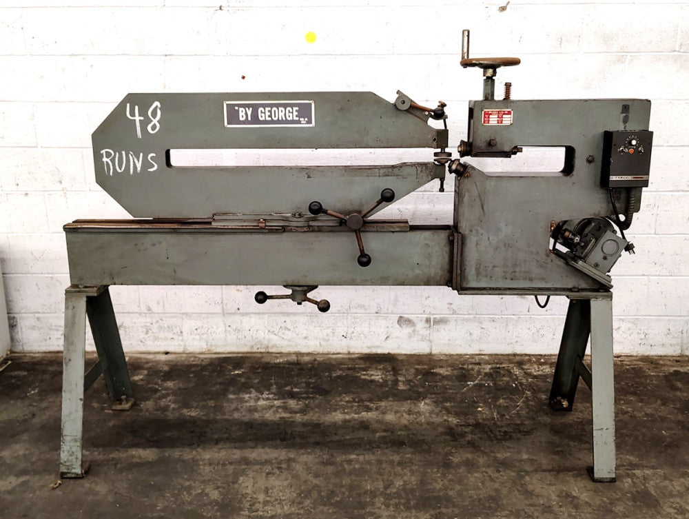 RELIANCE BY GEORGE 1/4" X 52" POWERED ROTARY SHEAR  4-350 SPINDLE SPEED CS5273