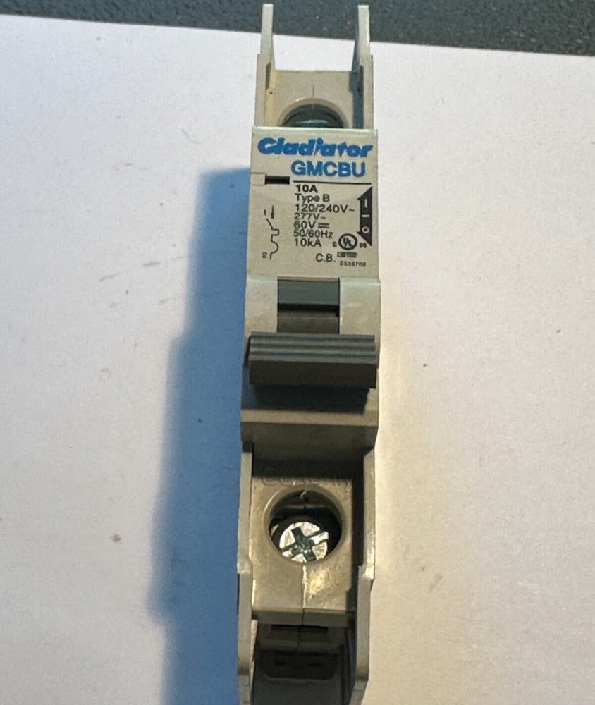 Gladiator GMCBU-1B-10 10A Circuit Breaker 120/240V 1 Pole - New No Box Fast Ship