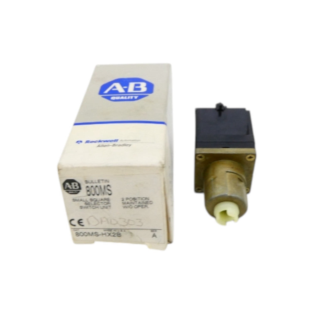 ALLEN BRADLEY 800MS-HX2B SER. A (AS PICTURED) (GY/BL) NSMP