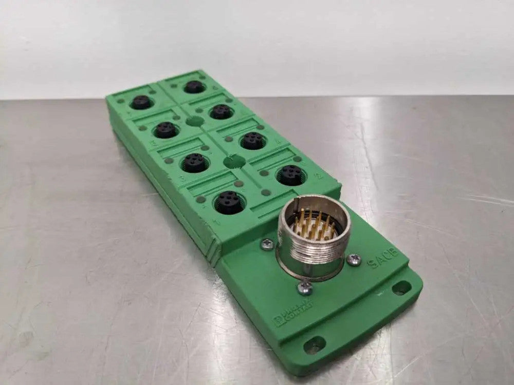 Phoenix Contact SACB-8/16-L-M23 Sensor Actuator Block 8 Slot M12 Socket M23 Conn
