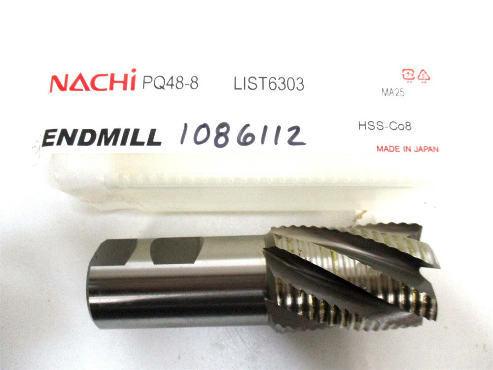 Nachi (1086112) 1-1/2 x 1-1/4 x 2 x 4-1/2 6-Flute HSS Roughing End Mill
