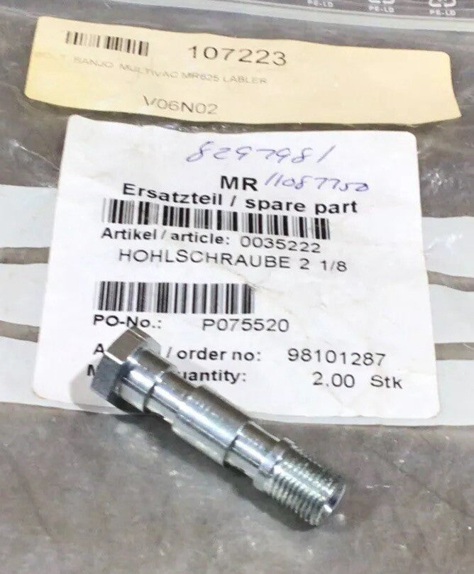 Multivac 107223 Bolt Banjo