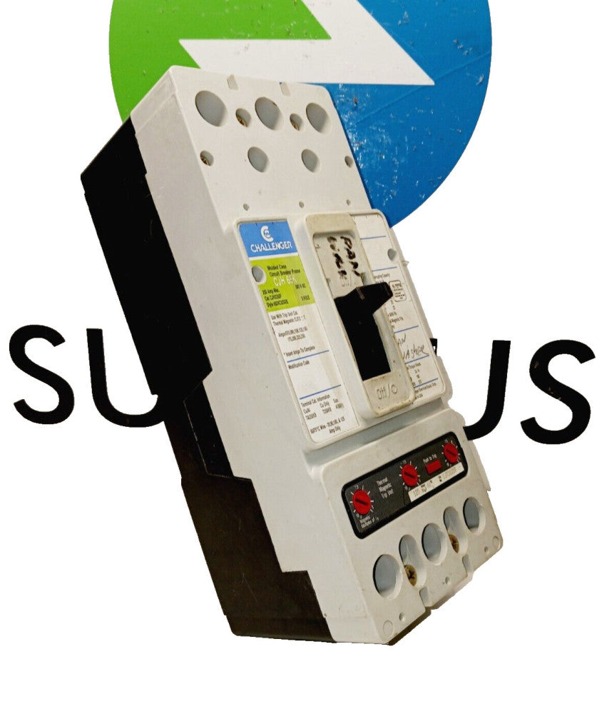 CHALLENGER 250 AMP CIRCUIT BREAKER WITH 125 AMP TRIP 3 POLE 600 VAC  CJH3250F