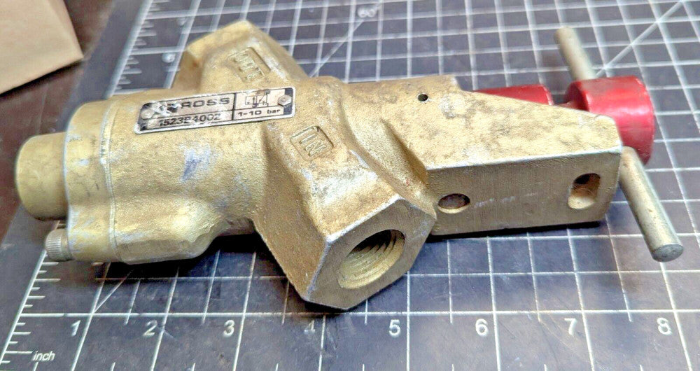 Ross 1523B4002 Pneumatic Lox Lock out Exhaust Valve [A7B1]