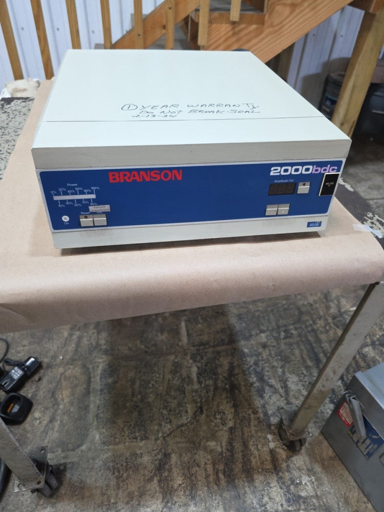 Branson 2000BDC 40:0.8 Power Supply 101-132-668 800W