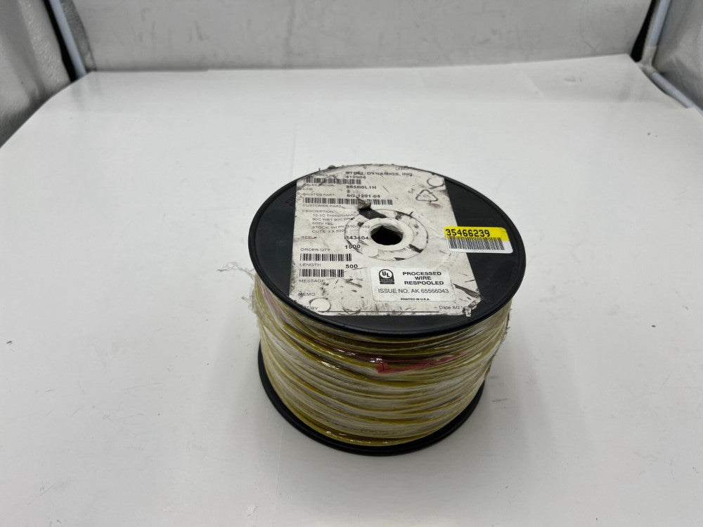 THHN/THWN-2 Cable 12 AWG 19 Strand 600V Annealed Copper PVC 6G-1201-05 500ft