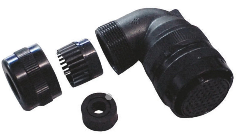 Glenair, Copper Alloy Right Angle 19 Way Cable Mount MIL Spec Circular Connector