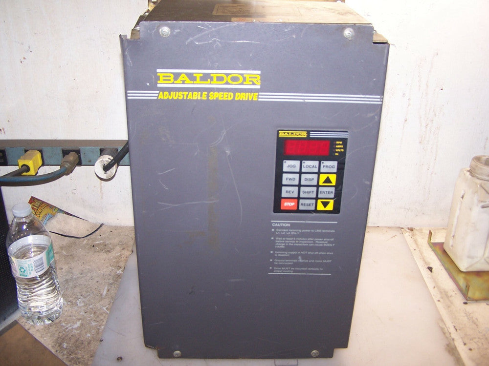 BALDOR 15 HP ADJUSTABLE SPEED DRIVE 460 VAC ID16415-E0 