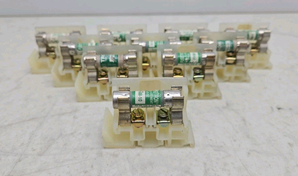 10 Pack Square D 9080 GF6 Fuse Holder Terminal Block With Fuses See Pictures 
