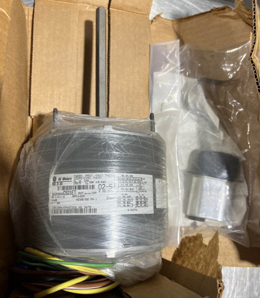 GE GENERAL ELECTRIC CONDENSER FAN MOTOR 5KCP39GGC521ET 460V 60/50HZ 1625RPM NOS