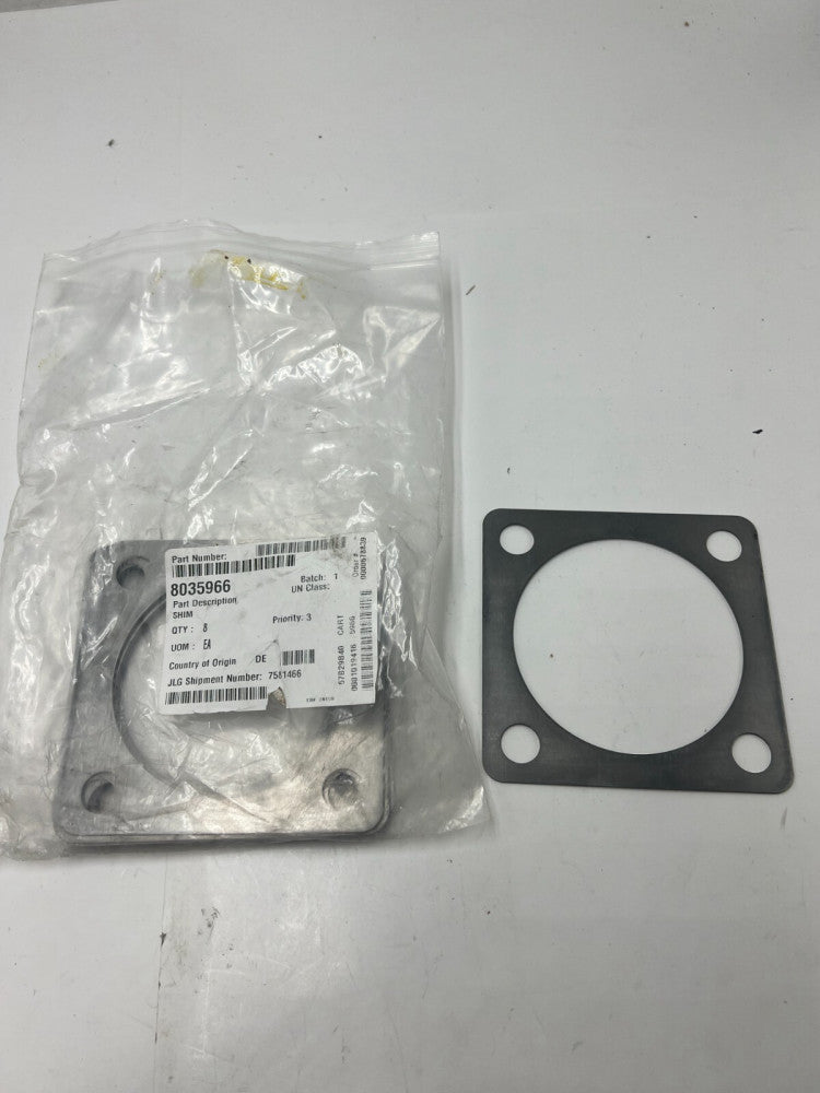 PACK OF 8 - SHIM 8035966 Fits JLG , Heavy Duty Stainless Steel