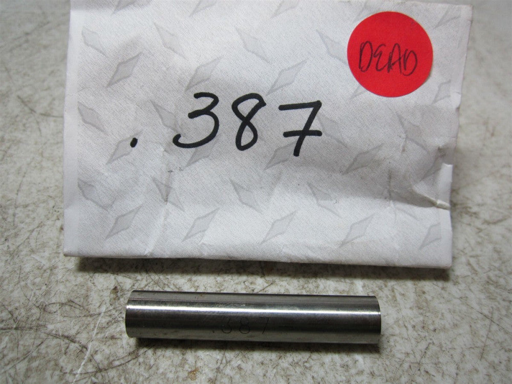 Vermont Gage (111138700) 0.387 Diameter Class ZZ Pin Gage