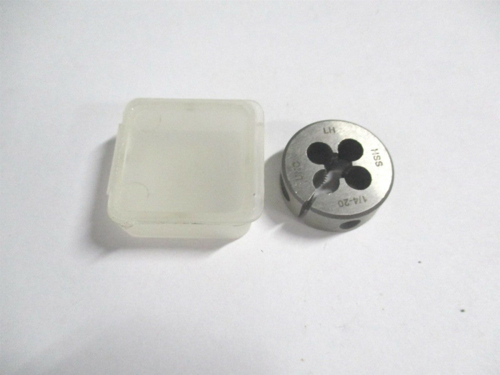 (314-4140) 1/4-20 UNC x 1" High Speed Steel Left Hand Round Adjustable Die