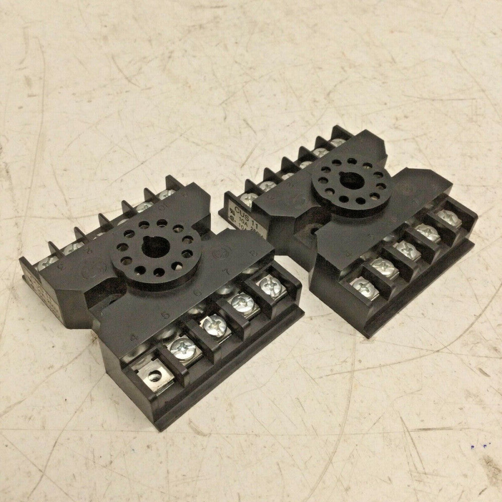 CURTIS CUS11 11 Pin Relay Socket, 10A 250V, 10A 125V (LOT of 2)