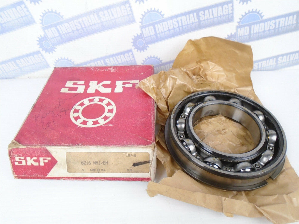 SKF - 6216 NRJEM - Radial/DEEP GROOVE Ball Bearing - 80mm x 140mm x 26mm - (NEW)