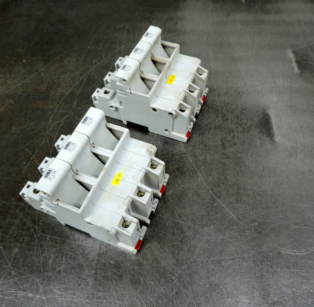 Siba 51 060 04.3 Fuse Holder 600 VAC 100 A Lot of Two (2)