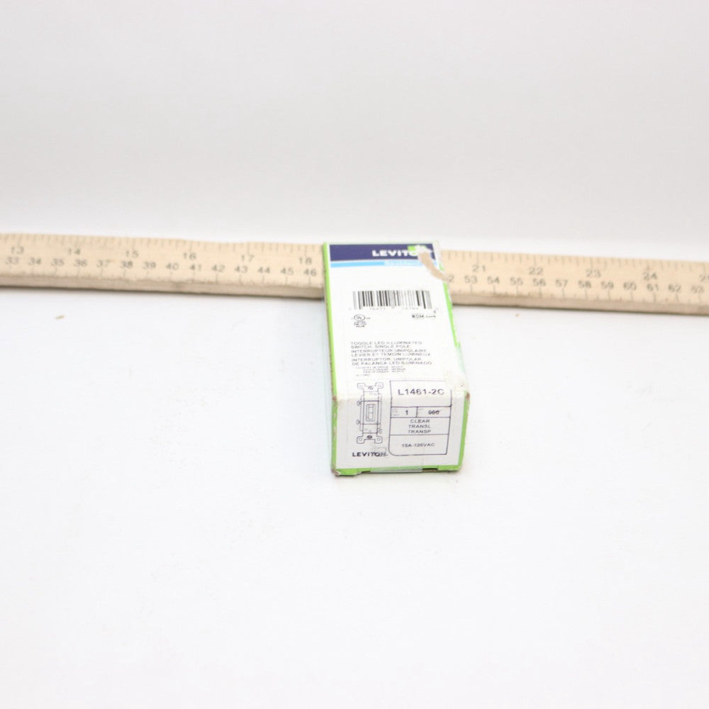 Leviton Single-Pole Toggle Switch White L1461-2C - Incomplete - Missing One