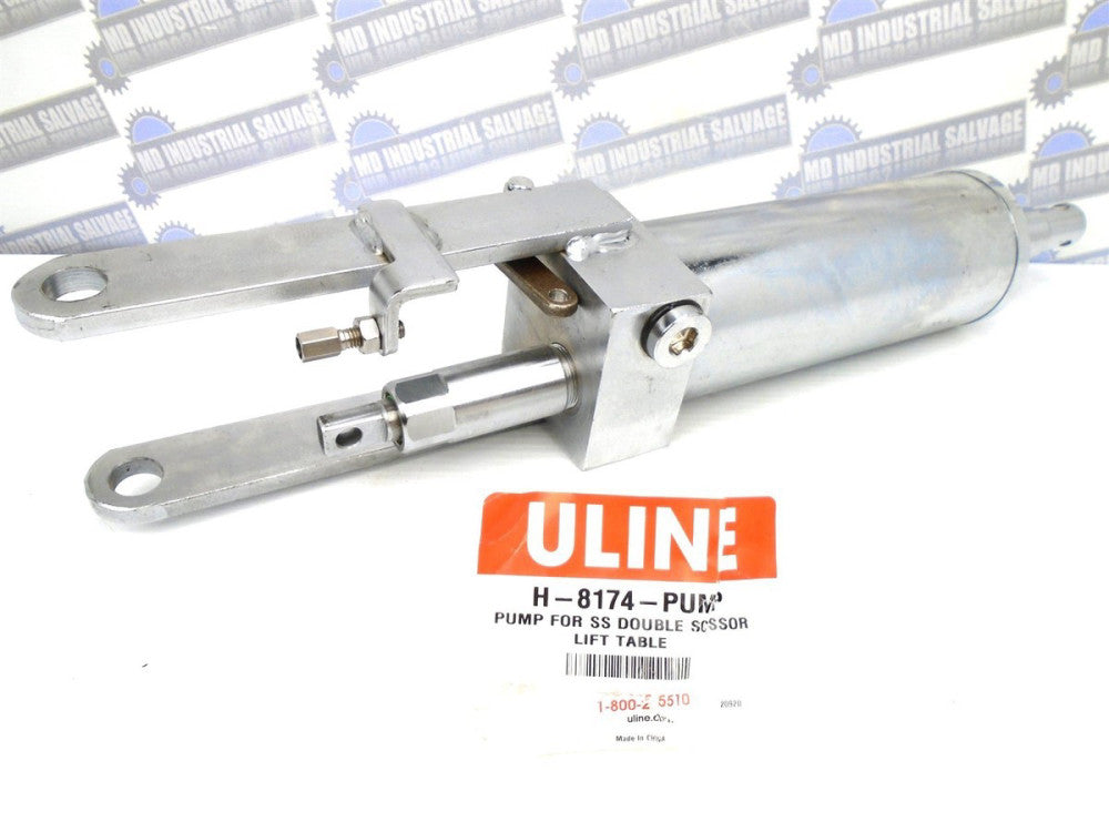 ULINE - Hydraulic Cylinder H-8174-PUMP - For SS DBL Scissor Lift Table - (NEW)
