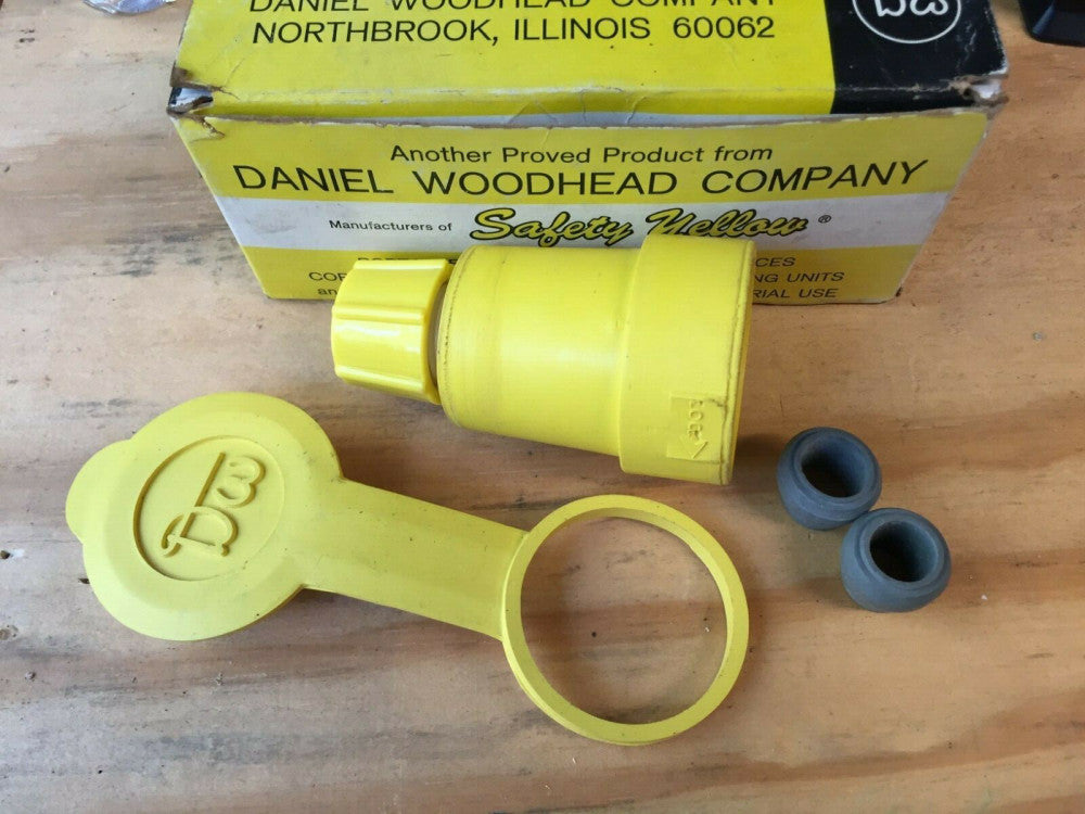 Daniel Woodhead 27W08G Watertite Ternex Connector 10/20A 250/600V NOS