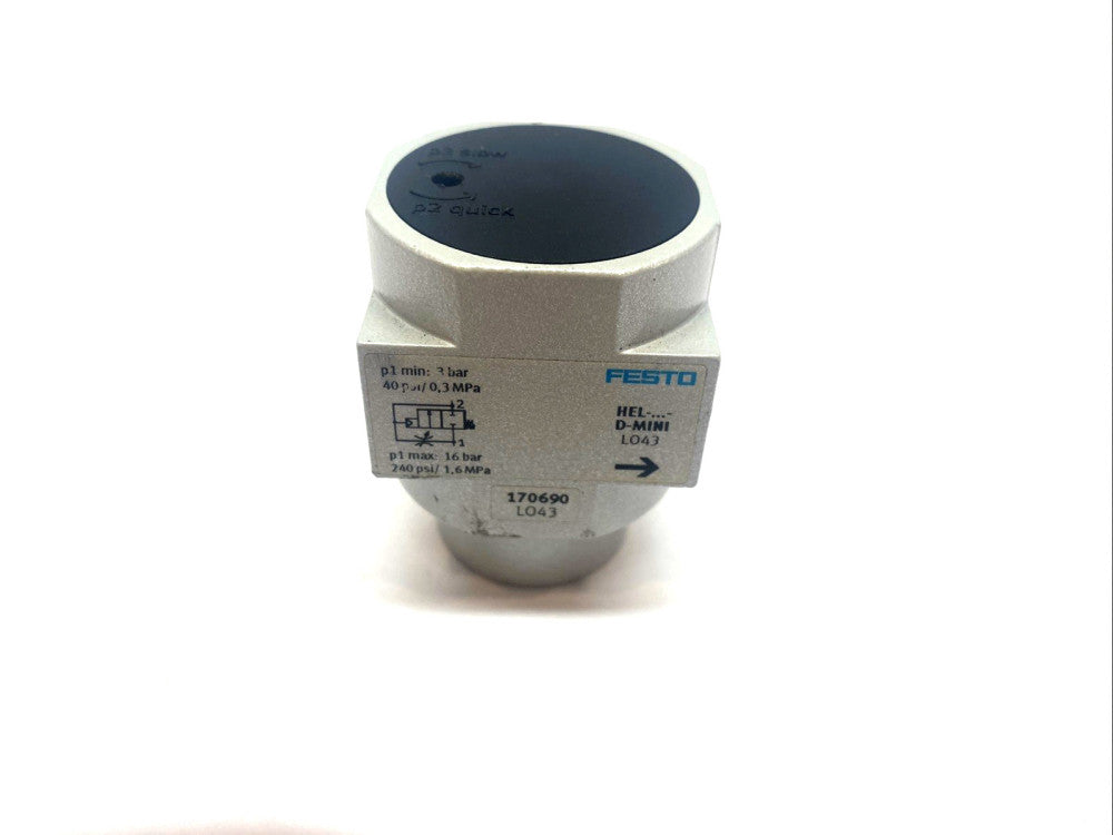 Festo HEL-D-MINI 170690 Start Valve 240psi