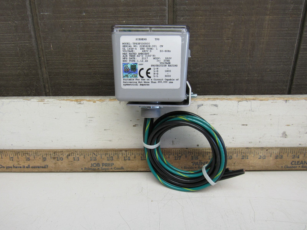 SIEMENS TPS3F030500 SURGE PROTECTOR , 480V , NEW/NOT IN BOX! MAKE OFFER!