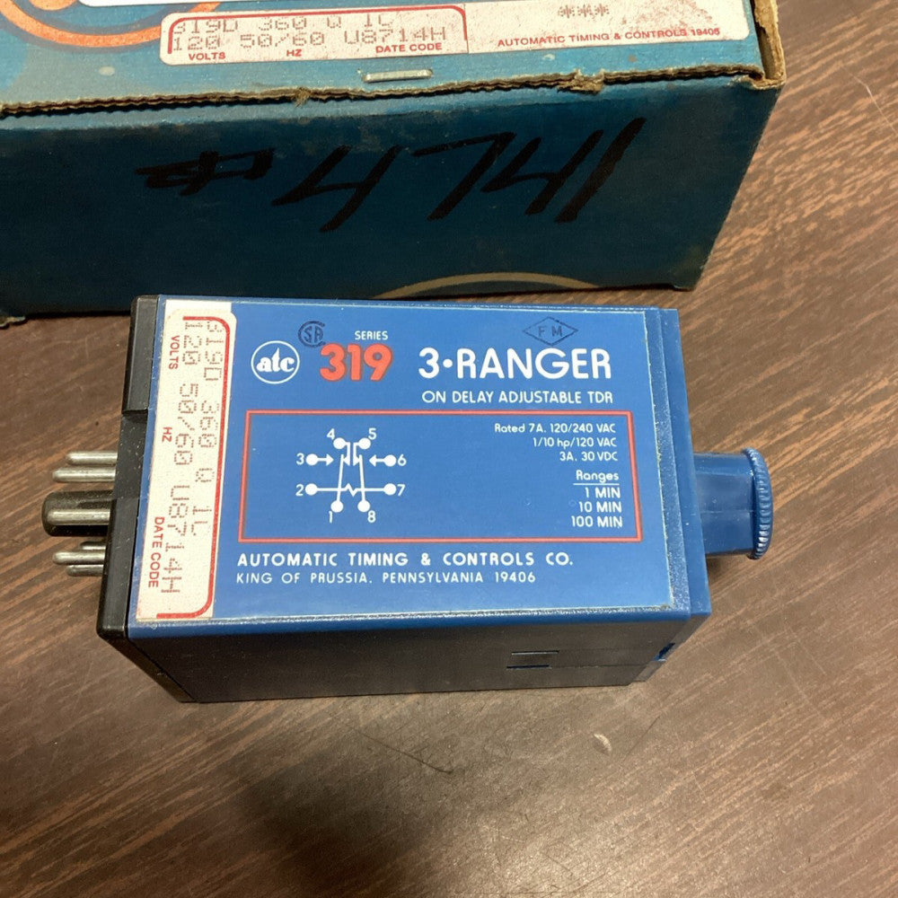 ATC 319D-360-Q-1-C Solid Timer Delay Relay