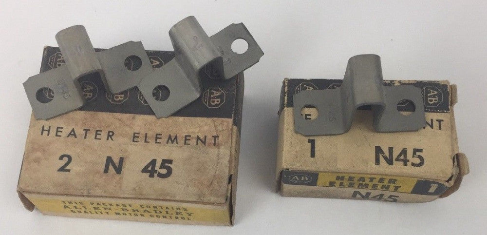 ALLEN BRADLEY N45 HEATER ELEMENT LOT OF 3 